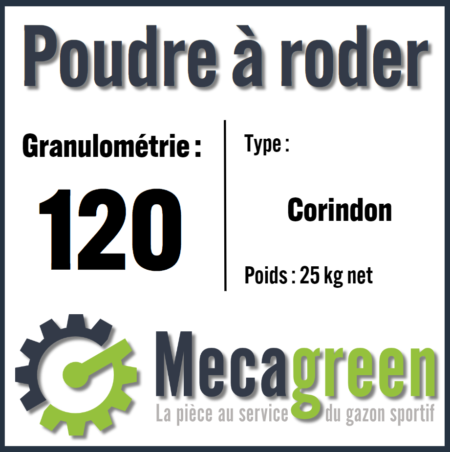 MG-Poudre de Corindon grain 120