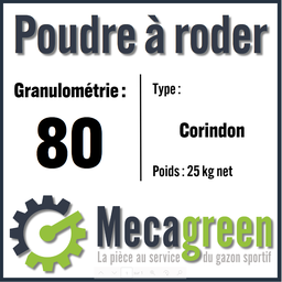[poudre Minex80  C80S] MG-Poudre de Corindon grain 80